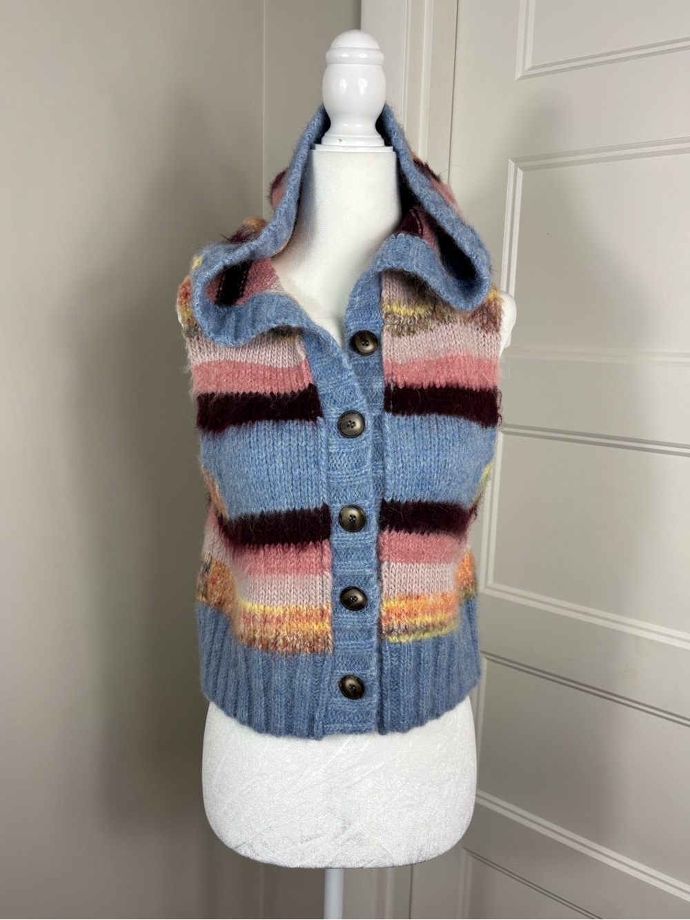 Free People Rosetta Knit Vest Size XS - Picture 2 of 7